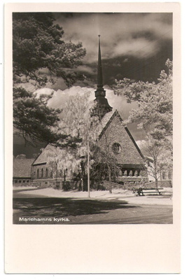 ÅLAND: Mariehamns kyrka. ei kulkenut