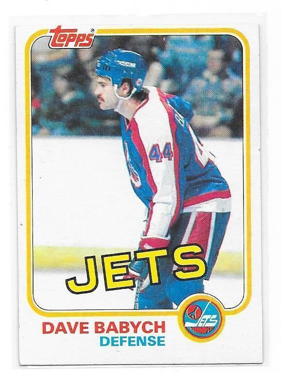 1981-82 Topps #1 Dave Babych Winnipeg Jets RC