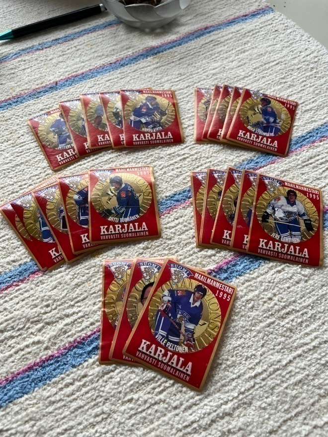 Karjala olut etiketit Jääkiekon  MM   1995