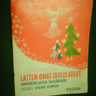 Lasten Omat Joululaulut nuottikirja (1985) Sis.postikulut - pikkukuva 1