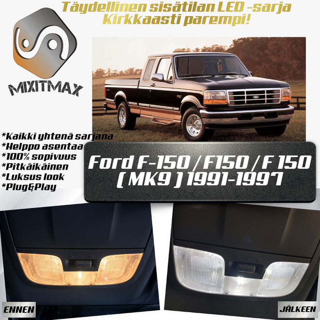 Ford F-150 (MK9) Sisätilan LED-sarja 9-osainen