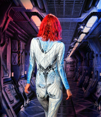 Naisten Sci-fi asu