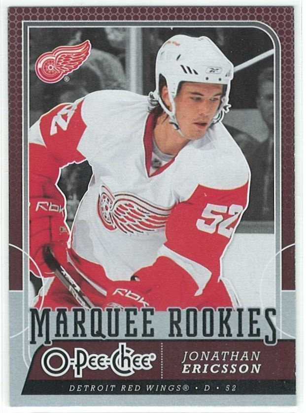 08-09 O-Pee-Chee #535 Jonathan Ericsson RC