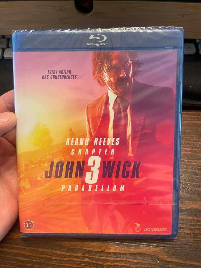 John Wick 3 - Parabellum (bluray, uusi, Keanu Reeves)