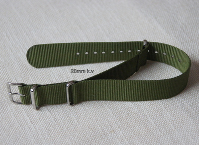 NATO 20mm ranneke khaki vihreä