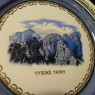 VYSOKE TATRY (Tatra-vuoristo) posliinilautanen - pikkukuva 2