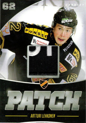 2016-17 Cardset  ARTTURI LEHKONEN KalPa Patch