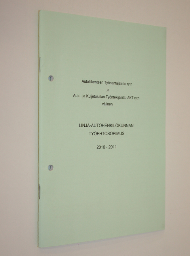 Autoliikenteen Työnantajaliitto ry:n ja Auto- ja Kuljetus...