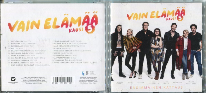 VAIN ELÄMÄÄ KAUSI 5 . CD-LEVY . ENSIMMÄINEN KATTAUS