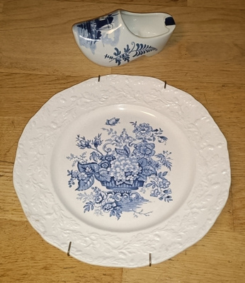 Mason`s Seinälautanen & Delft`s Blouw Koriste-Esineet (2kpl.