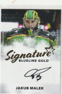 Jakub Malek ilves Signature Blueline 2024-25