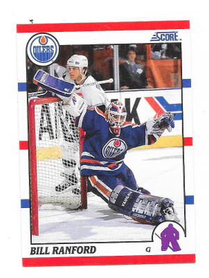 1990-91 Score #79 Bill Ranford Edmonton Oilers MV