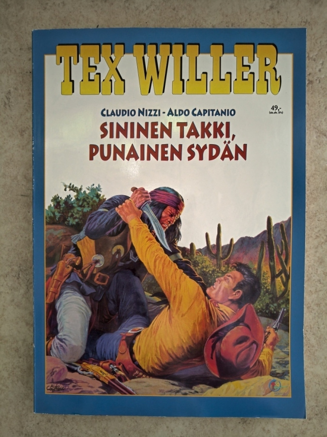 Tex Willer -suuralbumi: Sininen takki, punainen sydän
