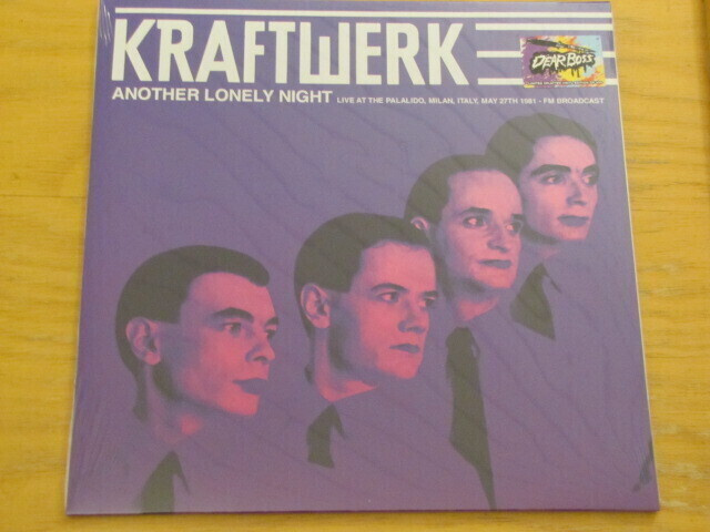 Kraftwerk another lonely night lp muoveissa ltd 300 splatter