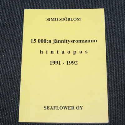 Simo Sjöblom - 15000:n jännitysromaanin hintaopas 1991-92