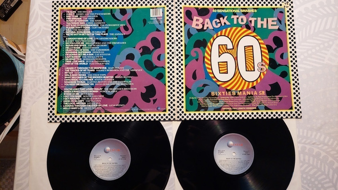 LP Back to the 60`s (2-LP, 40 biisiä)