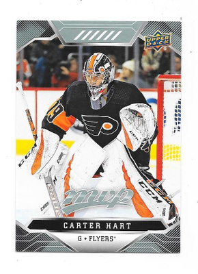 2019-20 UD MVP #182 Carter Hart Philadelphia Flyers MV