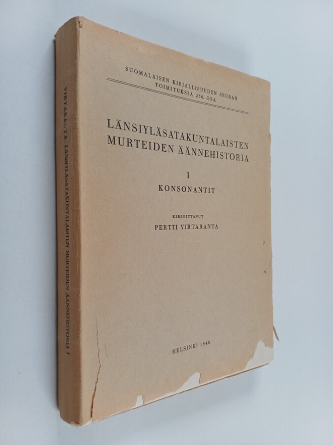 Pertti Virtaranta : Länsiyläsatakuntalaisten murteiden ää...