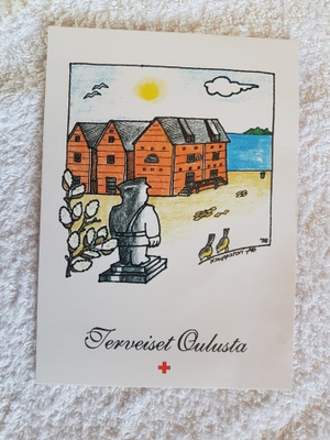 TERVEISET OULUSTA Postikortti*