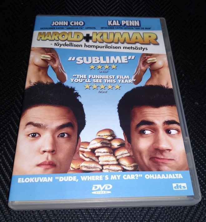 HAROLD + KUMAR TÄYDELLISEN HAMPURILAISEN METSÄSTYS DVD