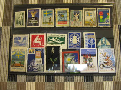 Kirjeensulkijoita 19 kpl . mm.The Cousteau Society