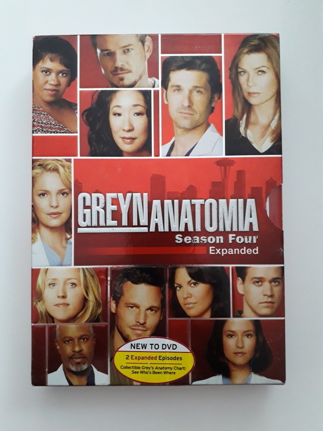 Greyn anatomia , 4. Kausi, 5-Levyä - DVD Boxi