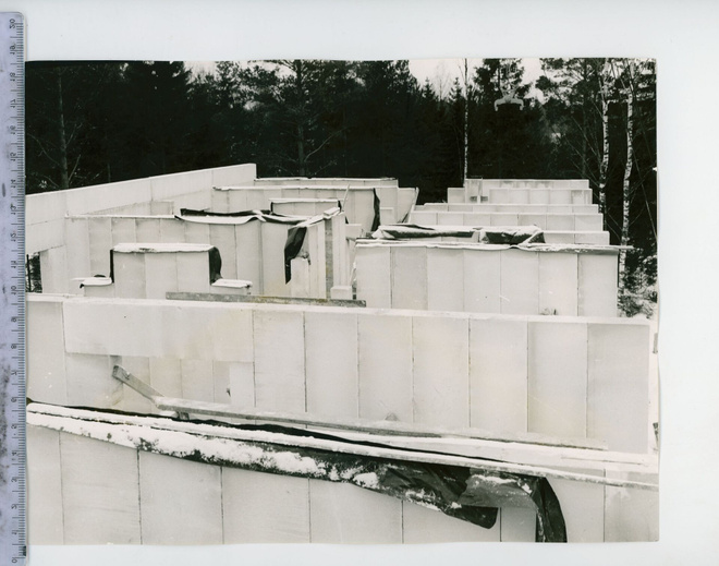 Asuinrakennus virkailijoille 1962 Vuosaari  Nordsjö-Kallvik