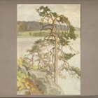 LAURA JÄRNEFELT: Järvimaisema, 14 x 20 cm. - pikkukuva 2