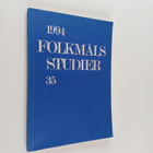 Folkmålsstudier 35/1994 - pikkukuva 1