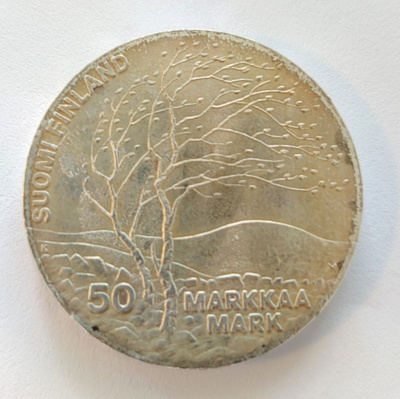 50 markkaa juhlaraha 1983, yleisurheilun MM-kisat