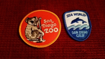 KANGASMERKIT ( San Diego Zoo ja Sea World ) Vanhat