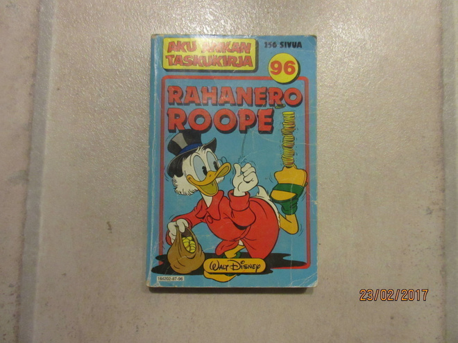 Aku Ankan taskukirja 96 - Rahanero Roope (1.Painos)