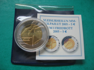 Suomi 5e juhlaraha Yleisurheilun MM-kisat - 2005
