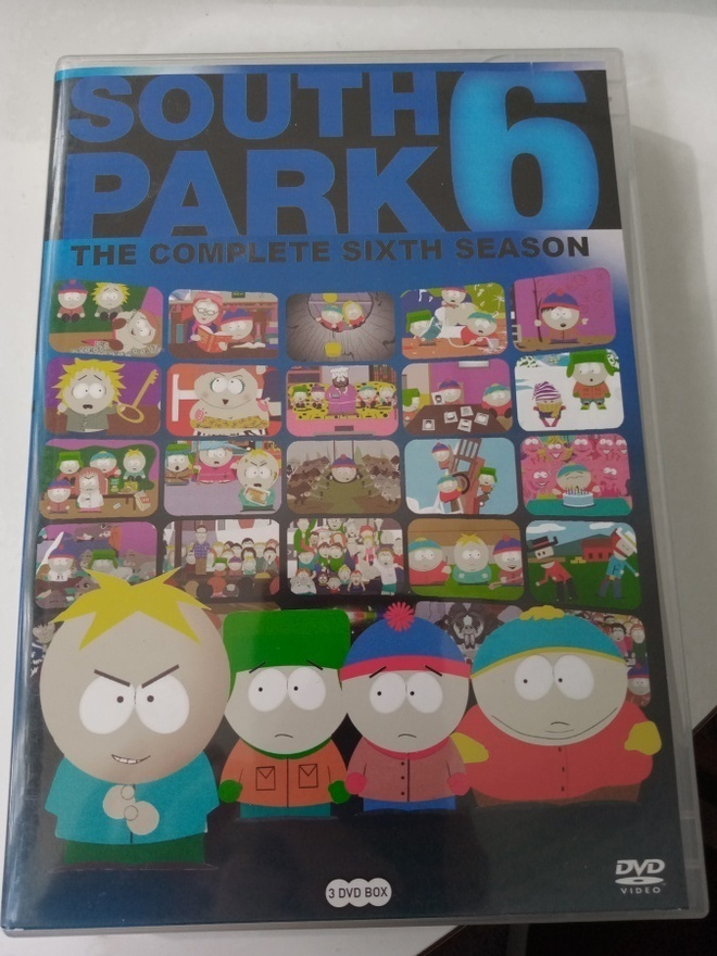 3DVD SOUTH PARK Kausi 6 ( Sis.postikulut )