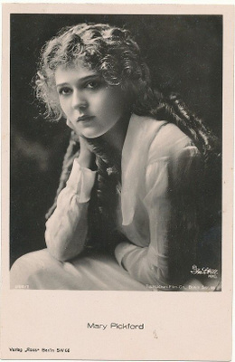 Filmitähti MARY PICKFORD - vanha kortti