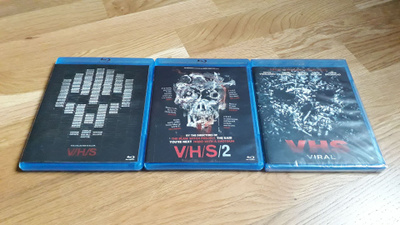 V/H/S osat 1-3 Blu-ray