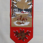 Vintage joulutaulu - Bambit - tasku korteille - pikkukuva 2