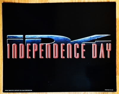 AULAKUVAT (9 kpl): INDEPENDENCE DAY - Maailmojen sota (1996)