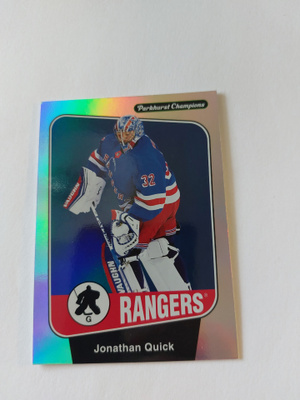 24-25 Parkhurst Champio Rainbow Foil Board 54 Jonathan Quick
