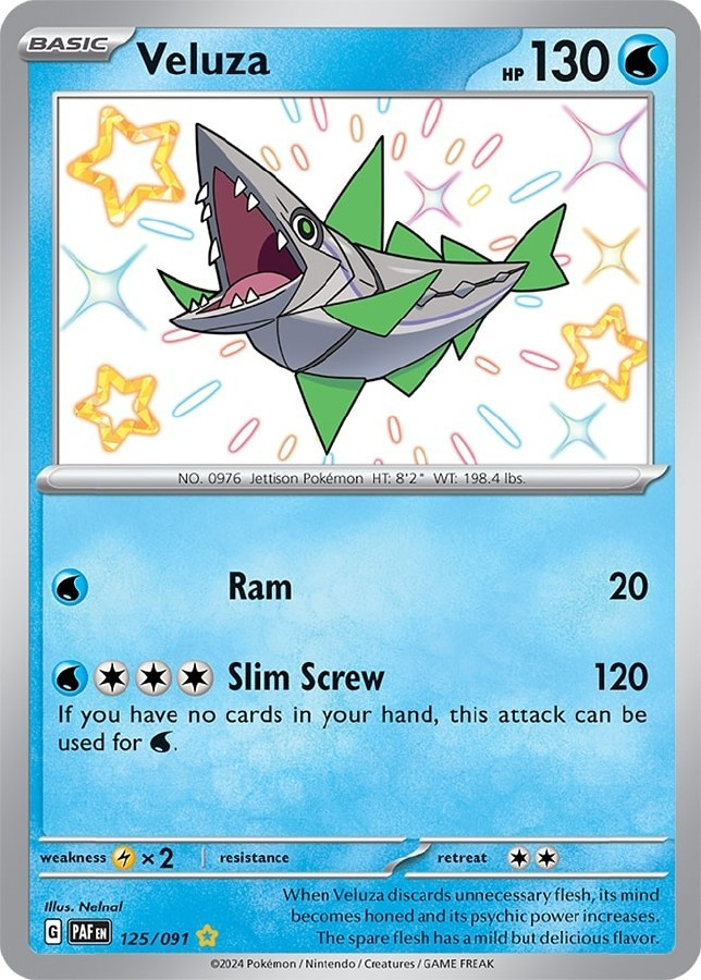 Veluza 125/091 - Paldean Fates - NM/M