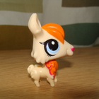LITTLEST PET SHOP beige-oranssi LAAMA #3261 - pikkukuva 4