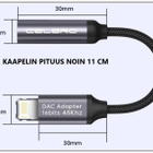 iPhone / iPad 8pin - 3,5mm kuulokeadapteri #29916 - pikkukuva 4