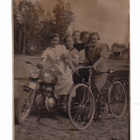 VANHA Valokuva Kiva Moottoripyörä 1938 8,5 x 12 cm - pikkukuva 1