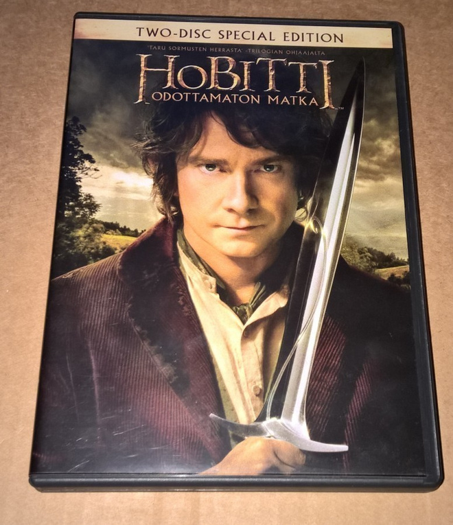 HOBITTI ODOTTAMATON MATKA DVD TWO DISC SPECIAL EDITION
