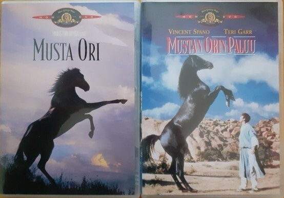 DVD: Musta ori x  4 sekä Tyttö ja villivarsa 1 - 3
