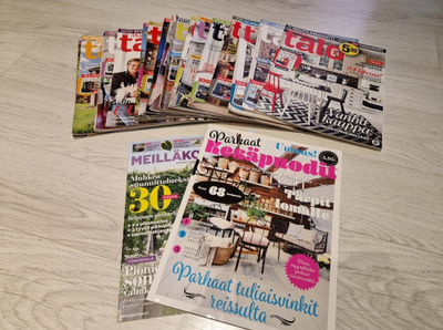 Meidän talo lehdet 21 kpl+ meillä kotona, parhaat kesäpuodit
