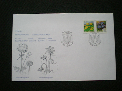 FDC Maakuntakukat 1992 - LaPe 1159-1160