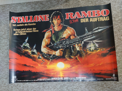 Rambo : First Blood Part II - elokuvajuliste ( 84 x 59 cm )
