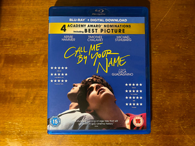 Call Me By Your Name Blu-ray
