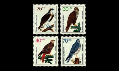 Saksa 754-7 ** Nuoriso, petolintuja (1973)